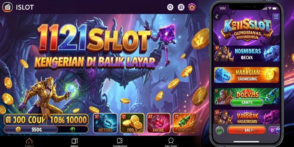 Tampilan gameplay menyeramkan dalam 1121SLOT