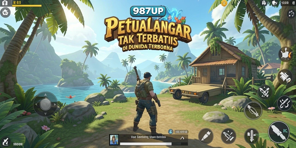 Gameplay seru dari 987UP di dunia terbuka yang luas.