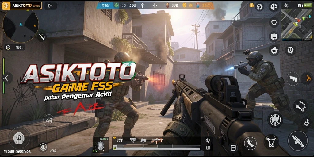 Screenshot gameplay ASIKTOTO menunjukkan aksi pertempuran menegangkan.
