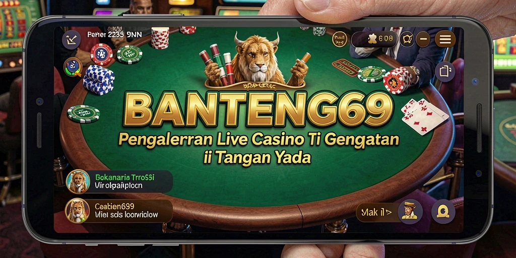 Tampilan gameplay langsung dari BANTENG69 dengan dealer profesional.
