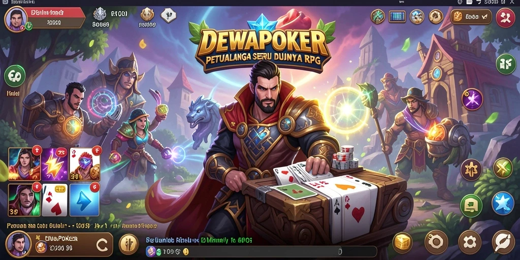 Screenshot gameplay DEWAPOKER dengan aksi pertempuran yang menarik dan grafis yang memukau.