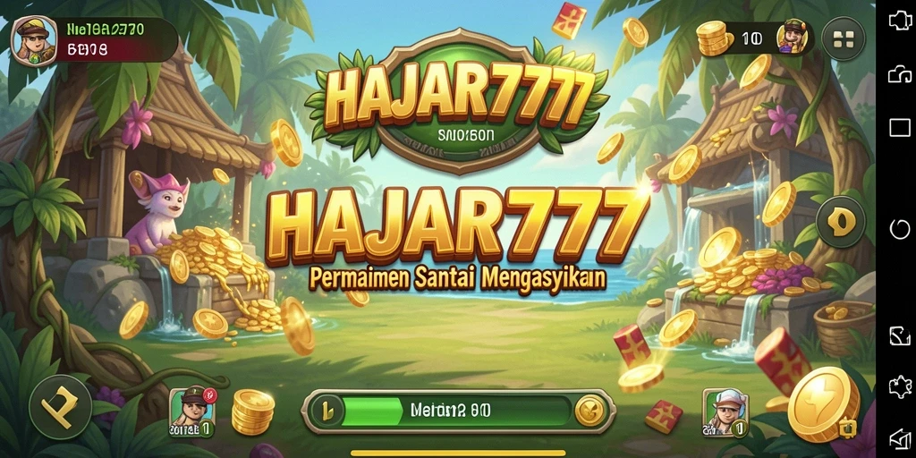 Tangkapan layar dari gameplay seru di HAJAR777.