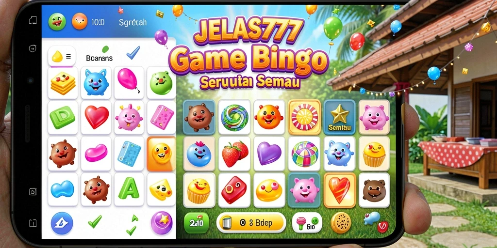 Tampilan menarik gameplay Bingo JELAS777 dengan berbagai fitur.