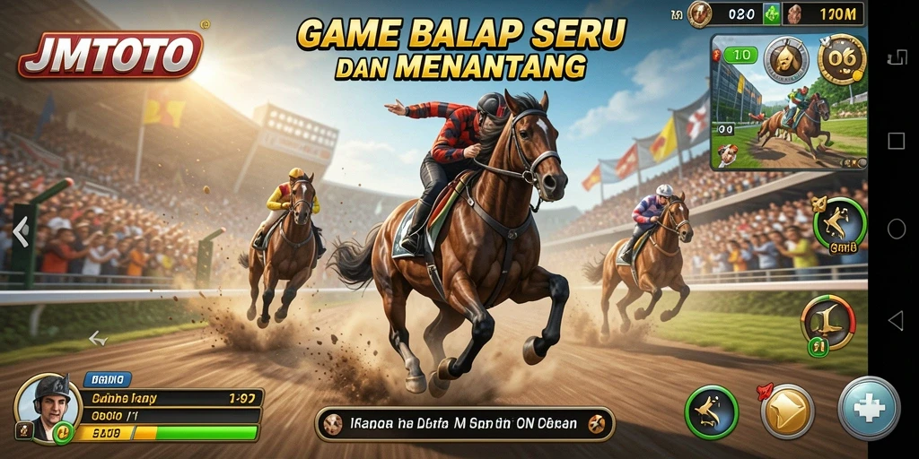 Tampilan gameplay JMTOTO yang mendebarkan dan penuh aksi.
