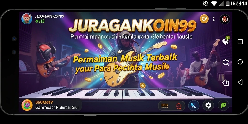 Tampilan menarik dari gameplay <strong>JURAGANKOIN99</strong> yang penuh dengan tantangan musik.