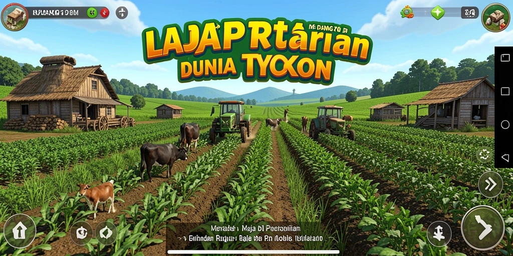 Tangkapan layar utama LADANG78 menampilkan pengalaman gameplay Tycoon yang seru.
