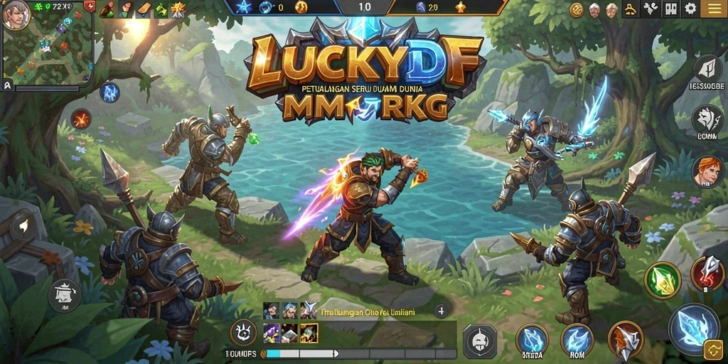 Gameplay menakjubkan di dunia fantasi LUCKYDF.