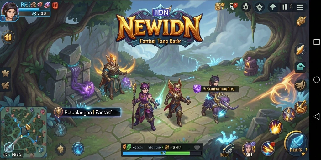 Gameplay RPG yang memukau dengan dunia yang luas.