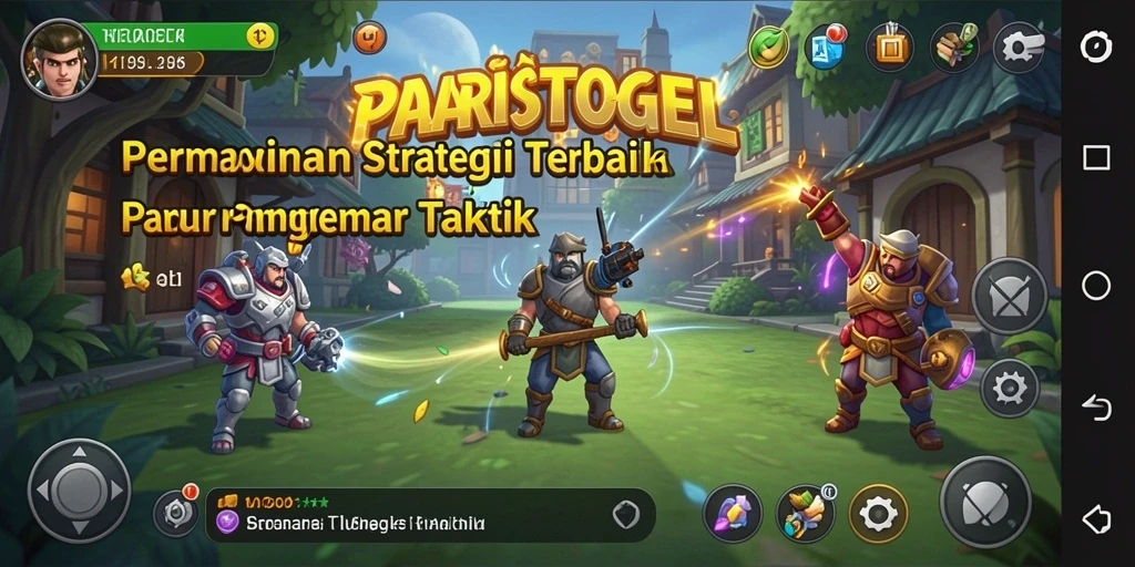 Screenshot gameplay PARISTOGEL menunjukkan taktik menarik dalam permainan strategi.