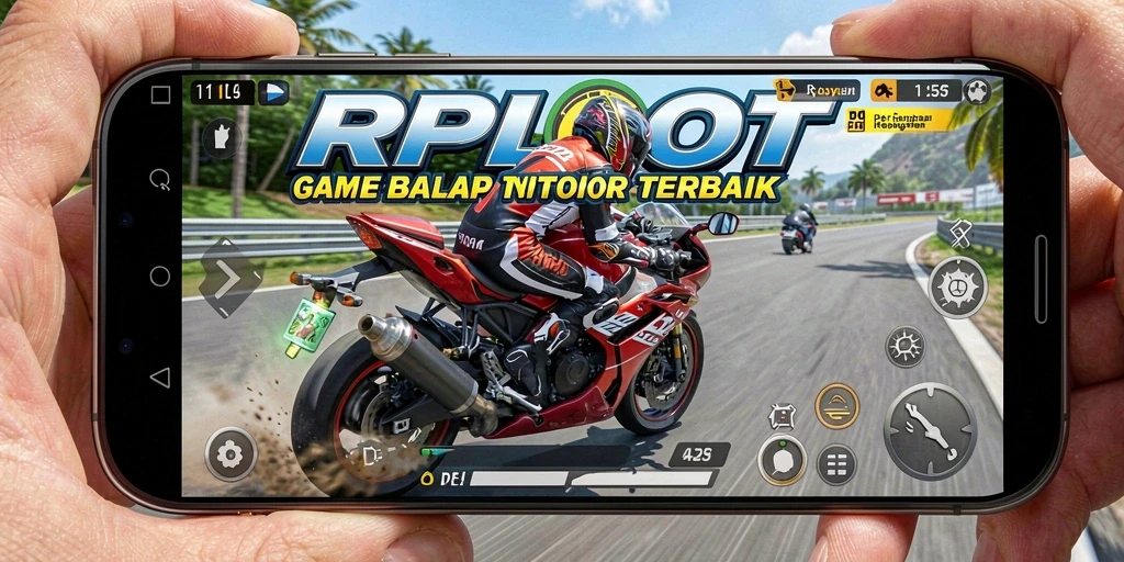 Gameplay balap motor yang seru dan menantang di RPLOOT.