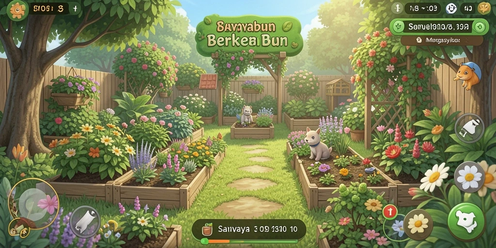 Tampilan screenshot <strong>SAVAYA303</strong> menunjukkan aktivitas berkebun yang seru dan interaktif.