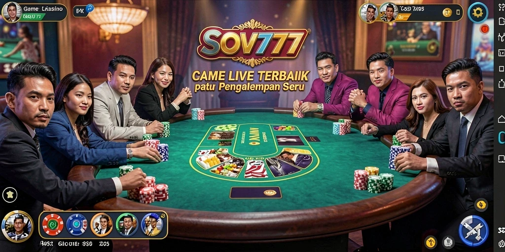 Gameplay seru dengan dealer langsung di SOV777.