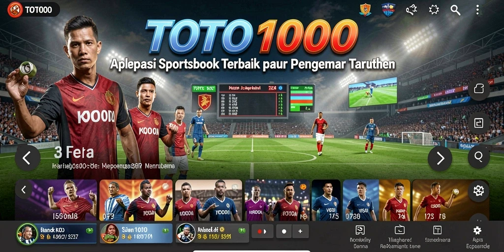 Tampilan menarik dari gameplay TOTO1000 yang mendebarkan.