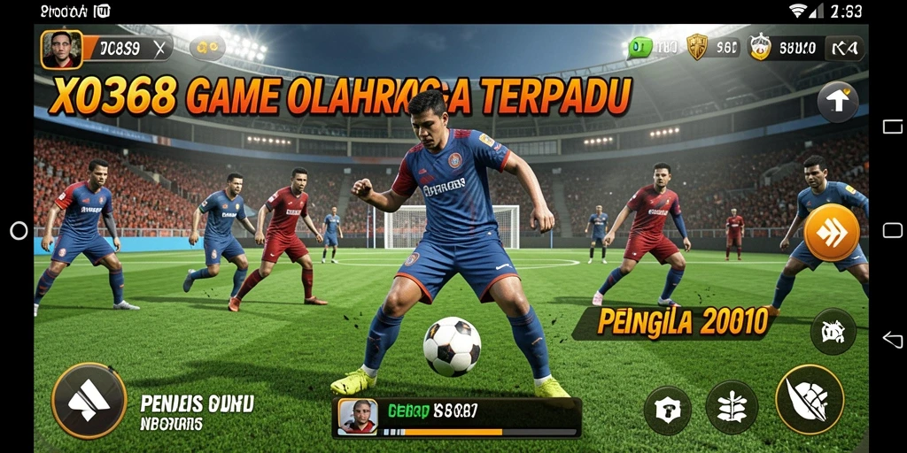 Tampilan gameplay XO368 yang seru dan penuh aksi olahraga.